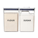 2-Piece Prelabeled POP Container Set with Scoop C1