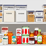 2-Piece Prelabeled POP Container Set with Scoop C1