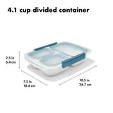 Prep & Go 4.1-Cup Divided Container - Ocean Blue E7