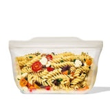 Silicone Reusable Bag - Stand-Up Quart (32 oz) - Oat P2
