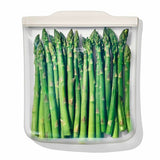Silicone Reusable Bag - Half Gallon Bag (64 oz) - Oat W7
