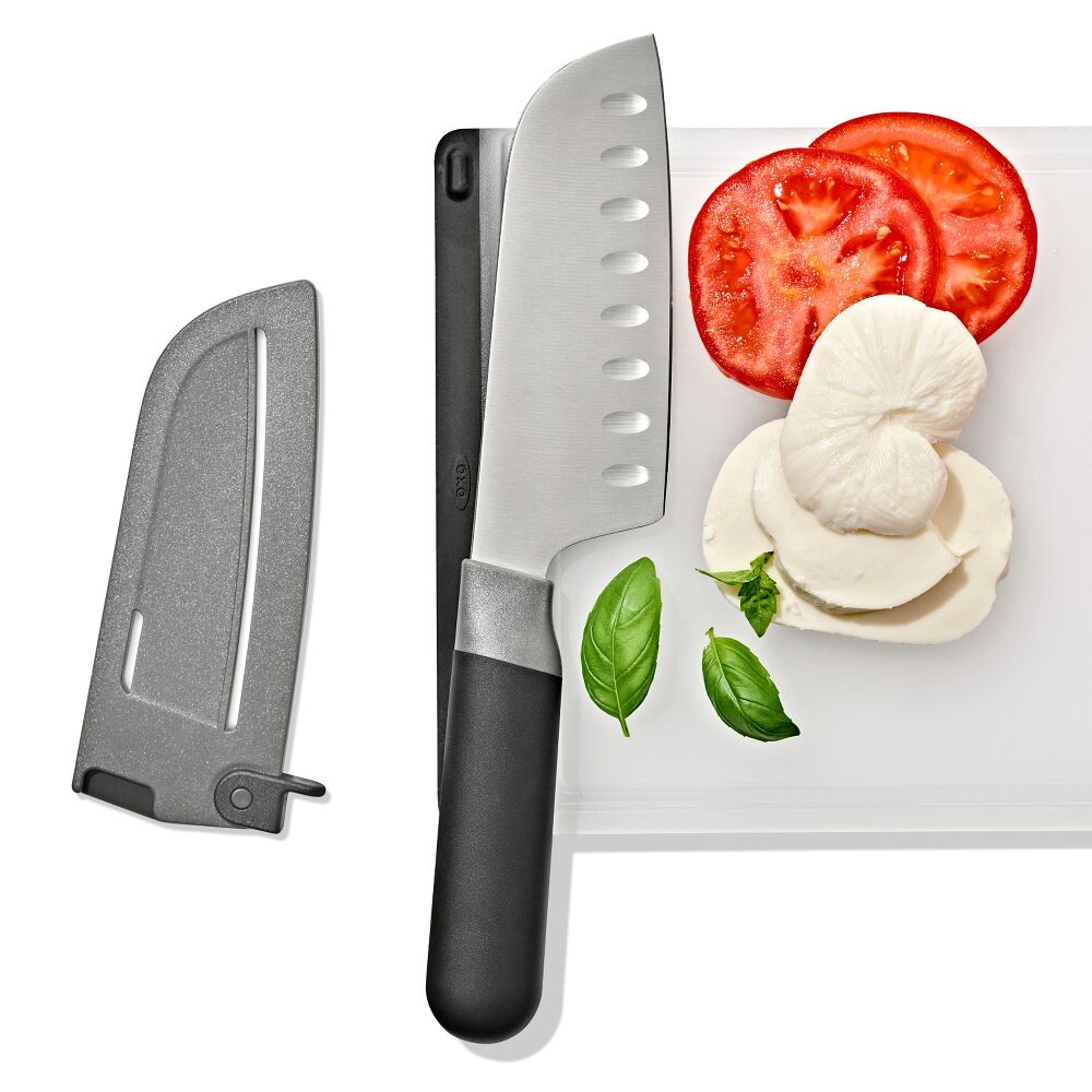 5 in Santoku Knife with Locking Sheath A3