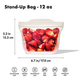 Silicone Reusable Bag - Stand-Up Snack (12 oz) – Oat Q2