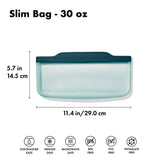 Silicone Reusable Bag - Slim Bag (20 oz) - Lagoon Z8