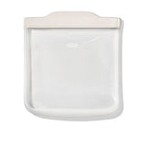 Silicone Reusable Bag - Sandwich Bag (28 oz) - Oat L1