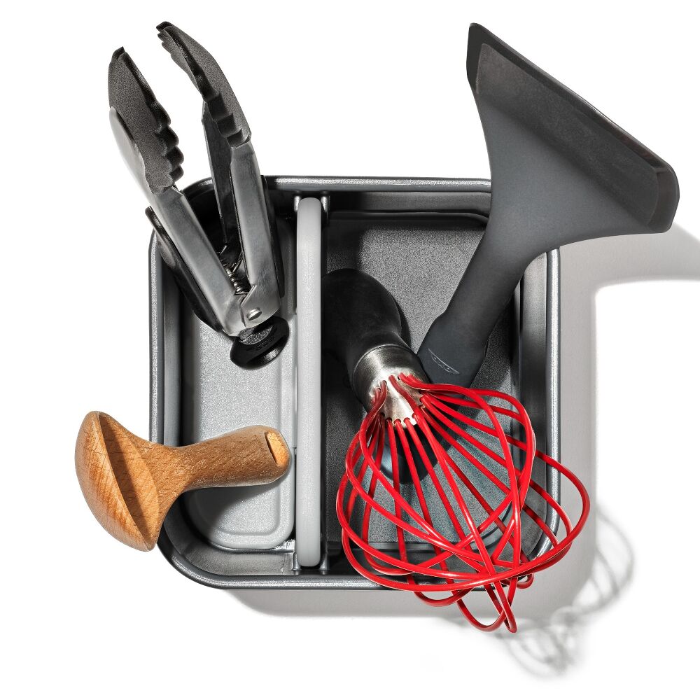 Adjustable Stainless Steel Utensil Holder - Small L8