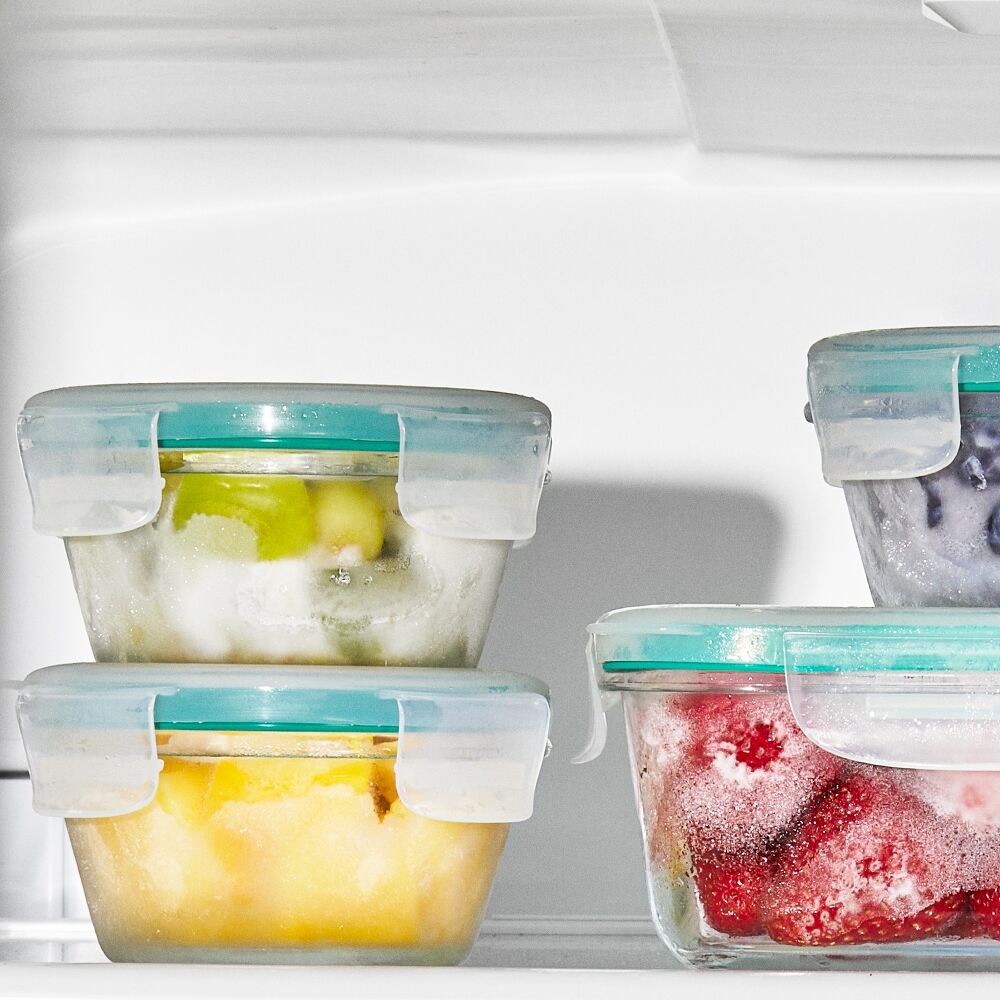 Smart Seal 8-Piece1 Cup Glass Round Container Set C6