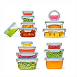 30-Piece Smart Seal Container Set - Arctic Blue K1
