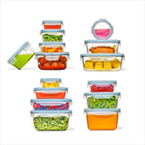 30-Piece Smart Seal Container Set - Arctic Blue K1