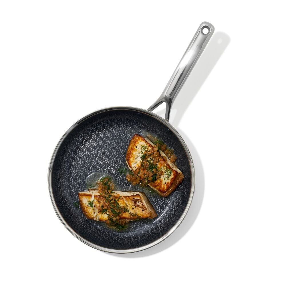 Trident Hybrid Non-Stick Stainless Steel 2-Piece Frypan Set N3