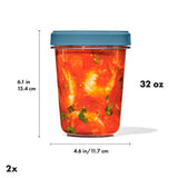 Twist & Stack Container (32 oz) – 2-Pack W2