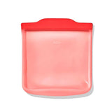 Silicone Reusable Bag - Sandwich Bag (28 oz) - Watermelon X5