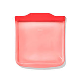 Silicone Reusable Bag - Sandwich Bag (28 oz) - Watermelon X5