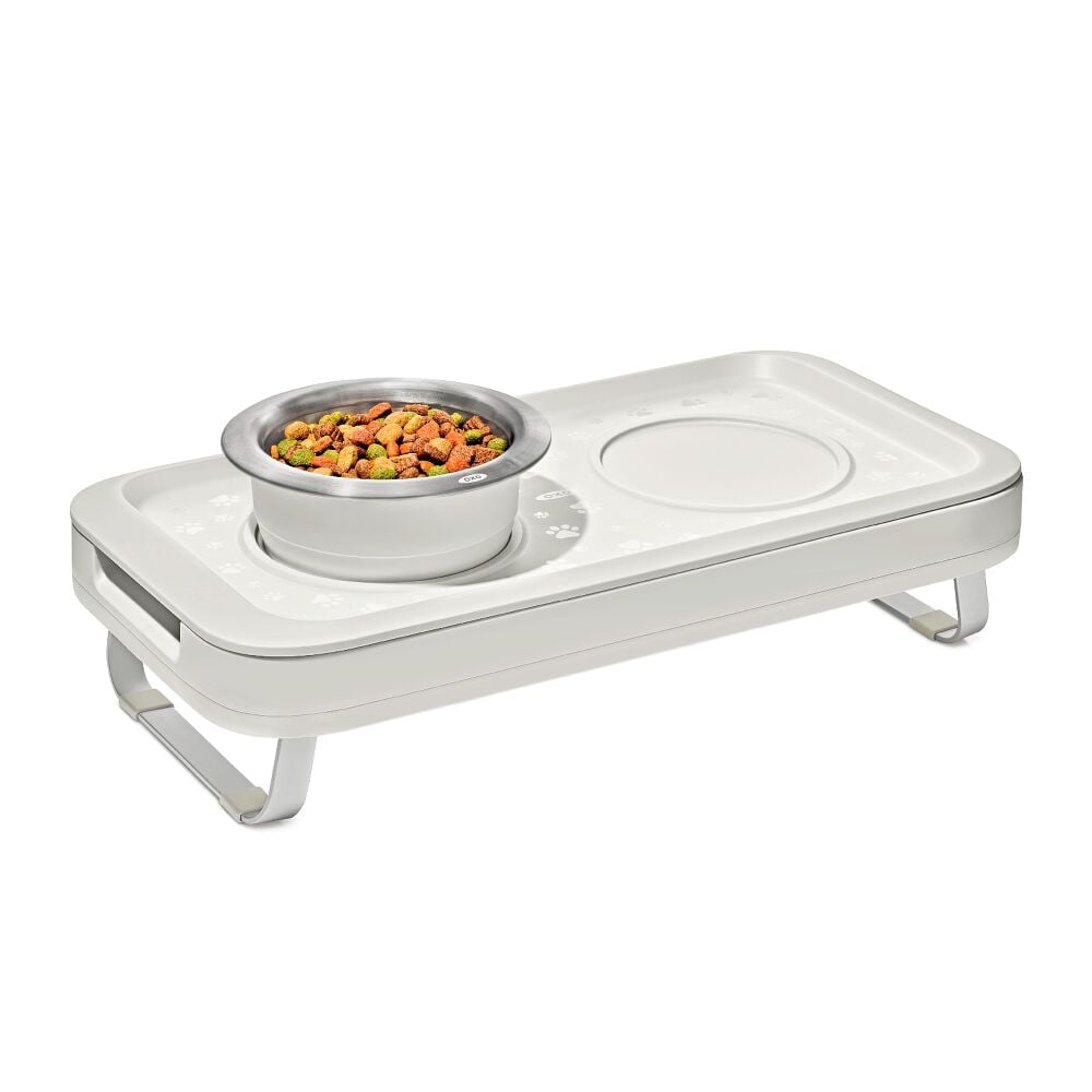 OXO Pet Adjustable Elevated Feeder J0