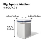 POP Container - Big Square Medium (4.4 Qt/4.2 L) D9