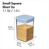 3-Piece POP Container Set with Mini Scoops G0