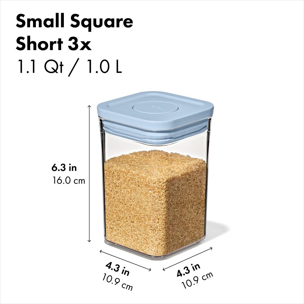 3-Piece POP Container Set with Mini Scoops G0