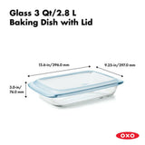 Glass Baking Dish with Lid (3.0 Qt) U7