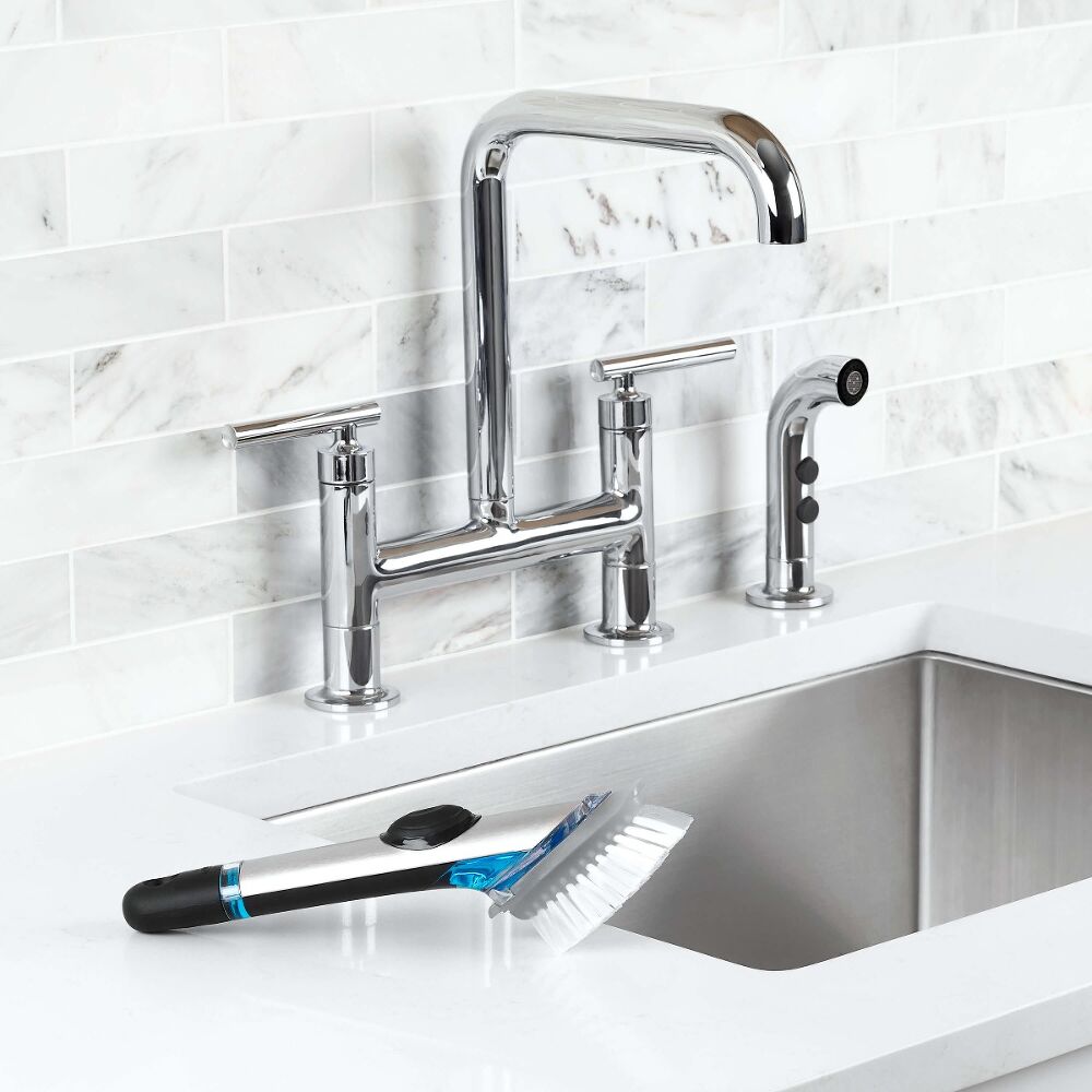Steel Soap Dispensing Dish Brush Refills N4