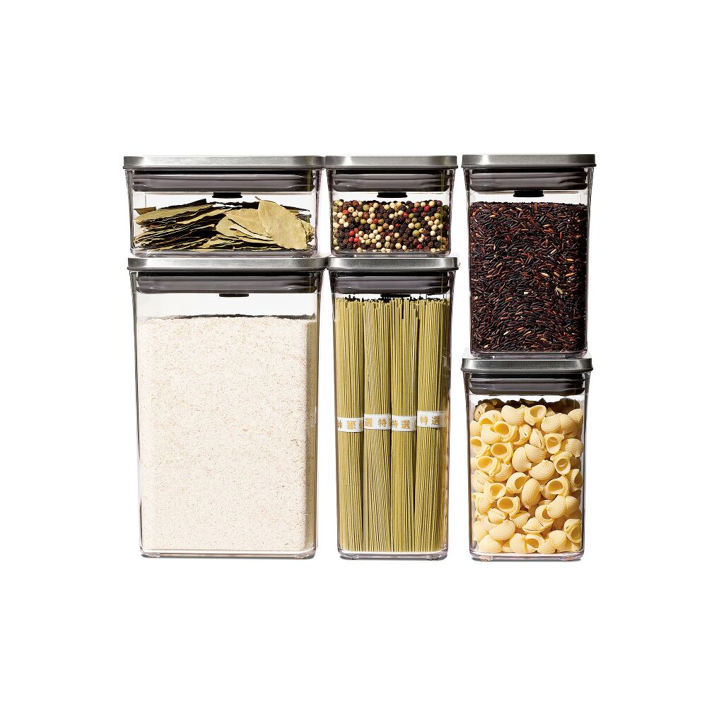 Steel 6-Piece POP Container Set H8