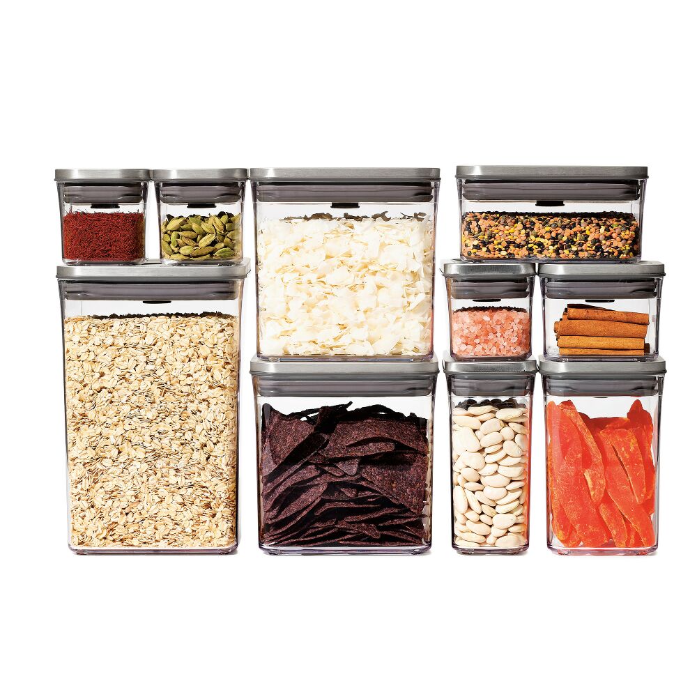 Steel 12-Piece POP Container Set K3