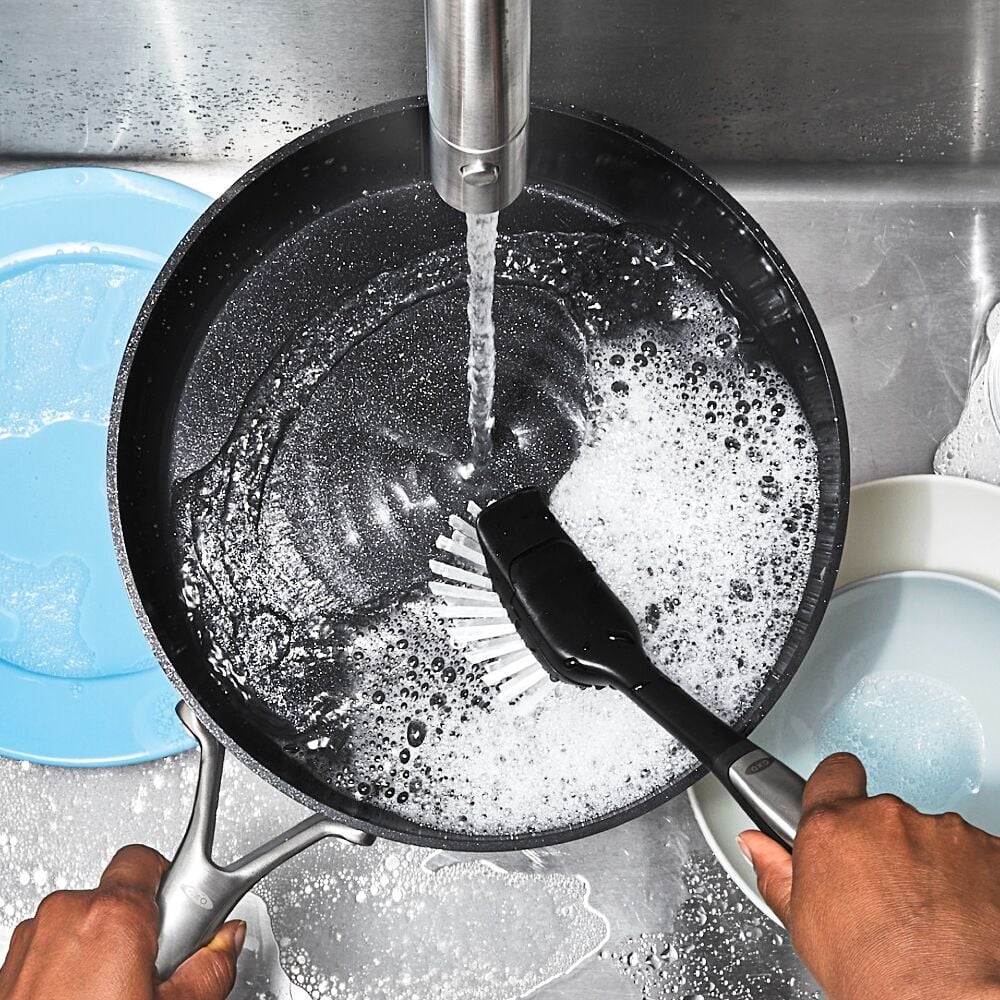 Steel Dish Brush with Replaceable Head B6