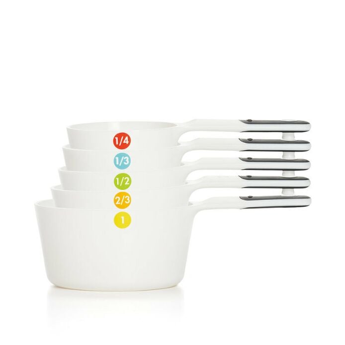 6 Piece Plastic Measuring Cups O0