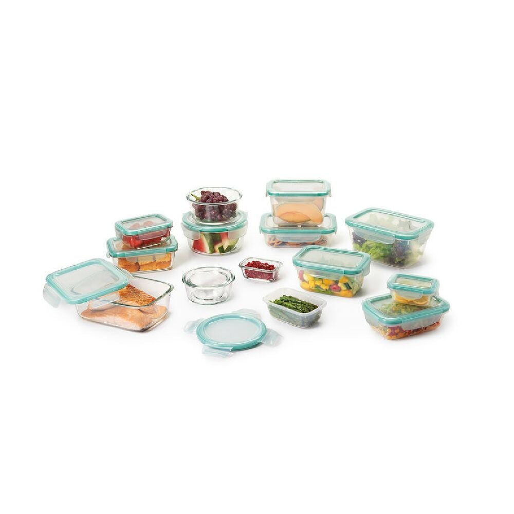 OXO Good Grips 30 Piece Smart Seal Glass & Plastic Container Set Y3