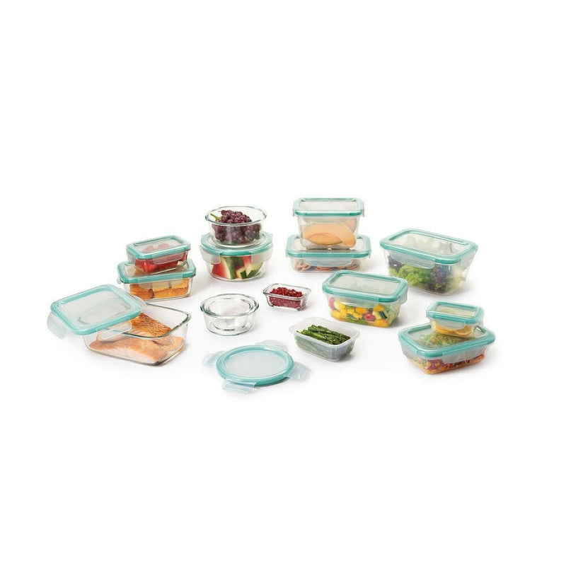 OXO Good Grips 30 Piece Smart Seal Glass & Plastic Container Set Y3