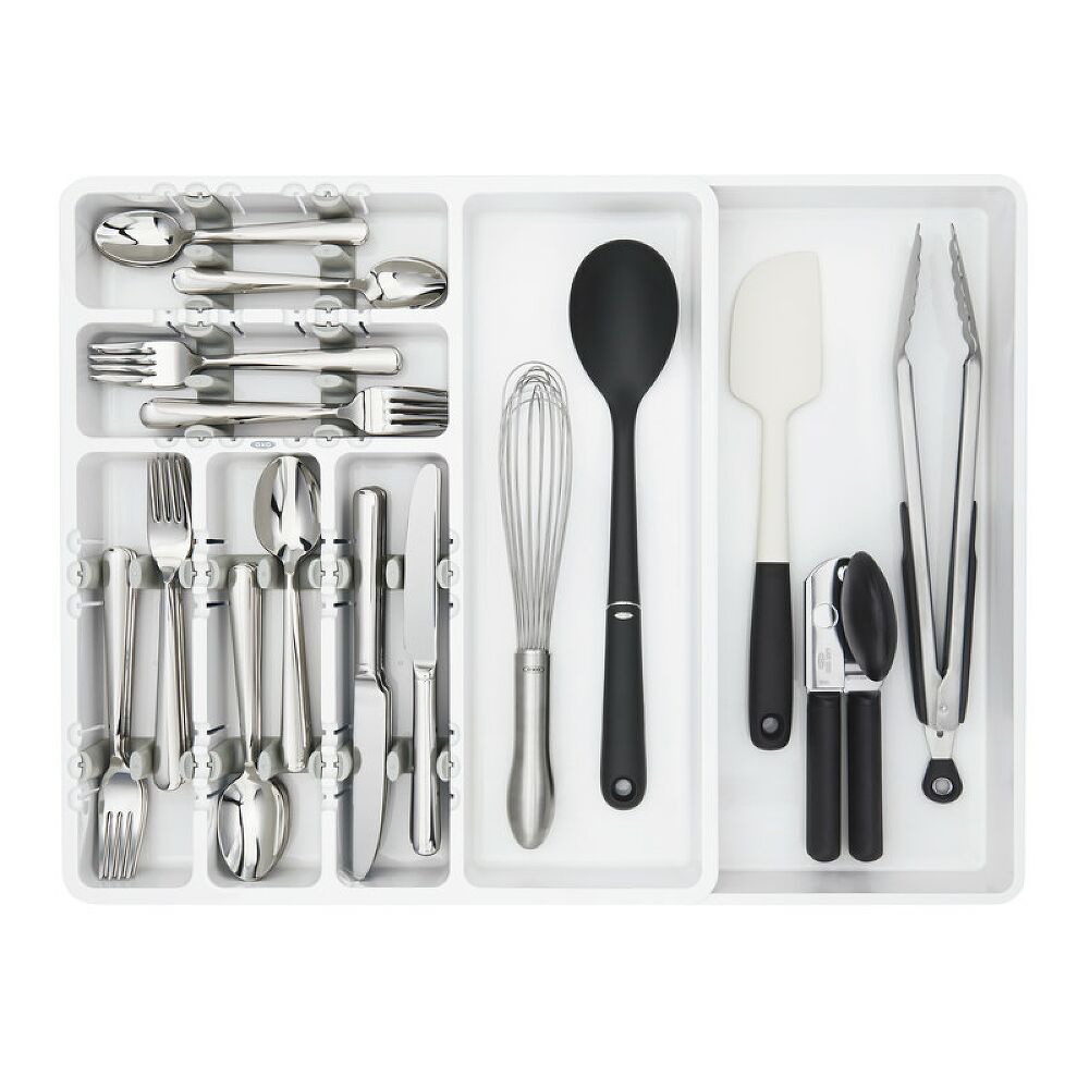 Large Expandable Utensil Organizer Q5