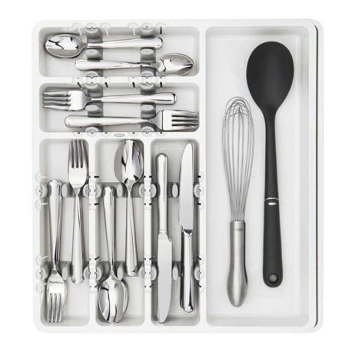 Large Expandable Utensil Organizer Q5