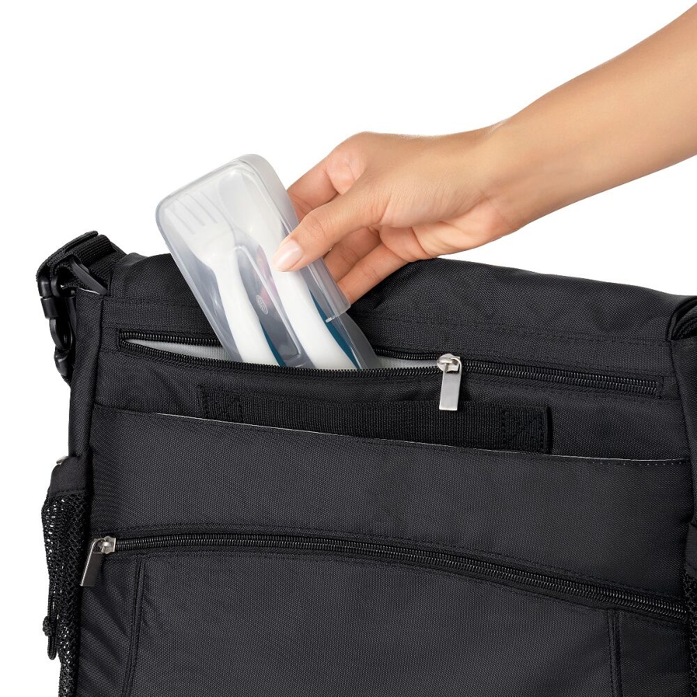 On-the-Go Plastic Fork and Spoon Set with Travel Case T4