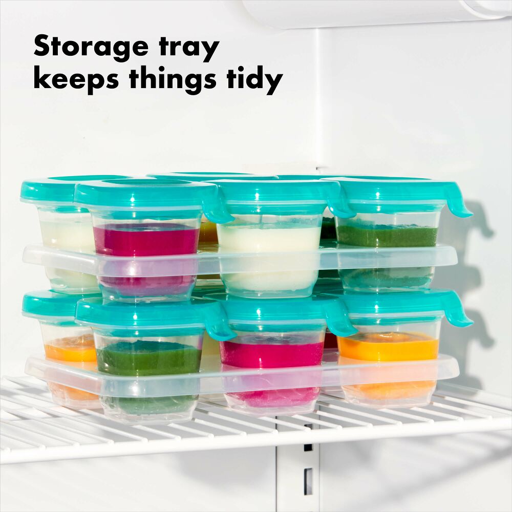 2 oz Baby Blocks™ Silicone Freezer Storage Containers R0