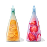 Tot Silicone Reusable Bag - 2-Piece Stand-Up Cup Set K8