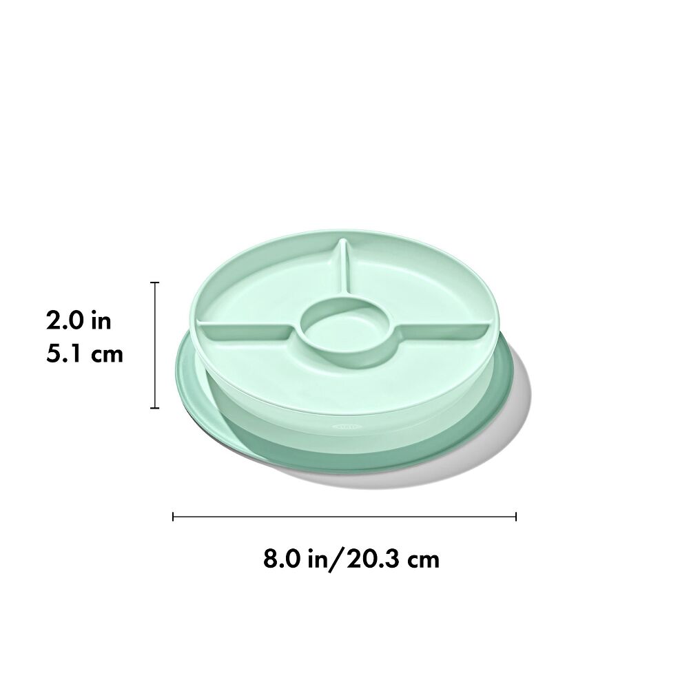 Stick & Stay Suction Divided Plate B5