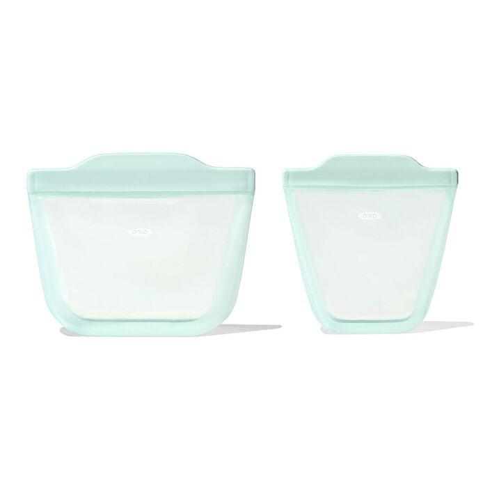 Tot Silicone Reusable Bag - 2-Piece Stand-Up Cup Set K8