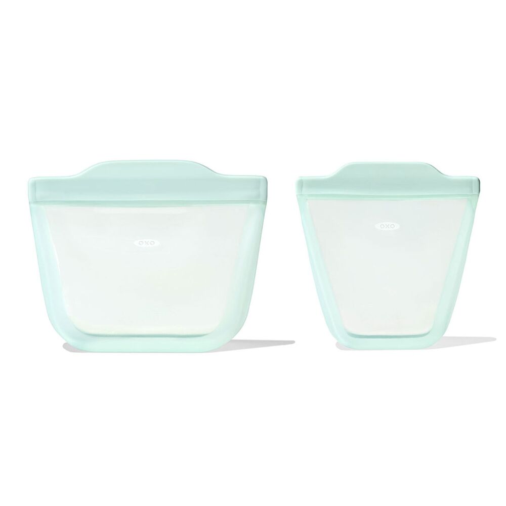 Tot Silicone Reusable Bag - 2-Piece Stand-Up Cup Set K8