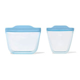 Tot Silicone Reusable Bag - 2-Piece Stand-Up Cup Set K8