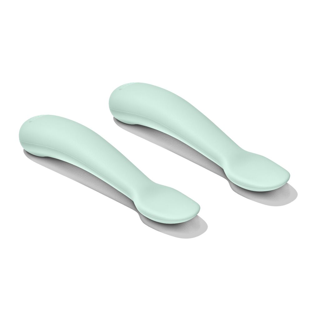 Textured Suction Plate & Spoons Set – 3-Piece E2