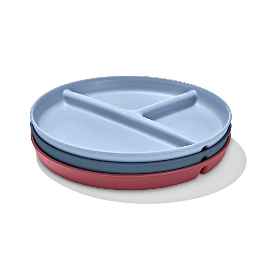 Stackable Divided Plates Set - 3 Pack J0
