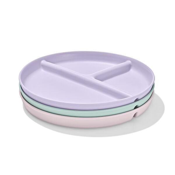 Stackable Divided Plates Set - 3 Pack J0
