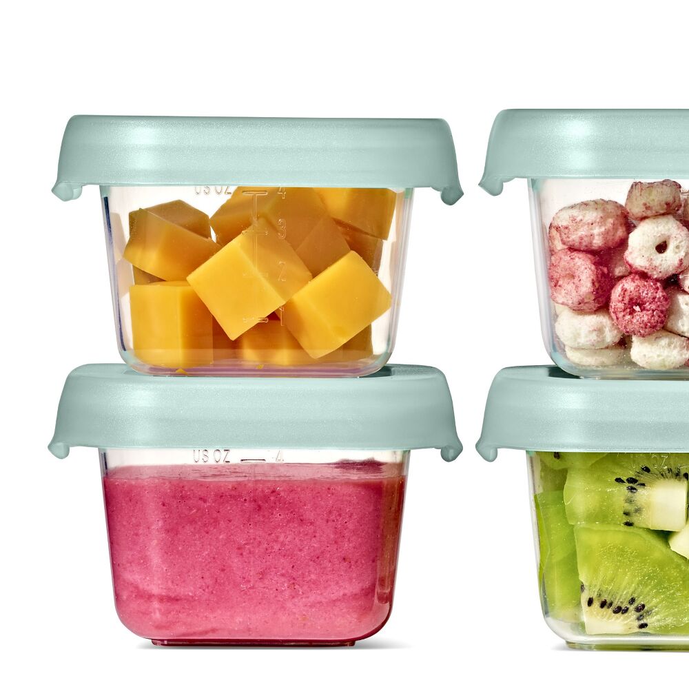 Baby Blocks Food Storage Containers (4 oz) - Opal A7