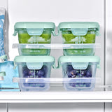 Glass Baby Blocks Food Storage Containers (4 oz) - Opal D9
