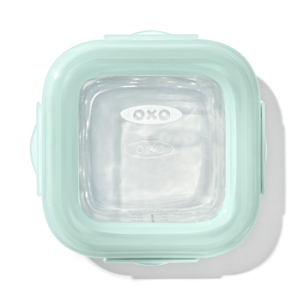 Glass Baby Blocks Food Storage Containers (4 oz) - Opal D9
