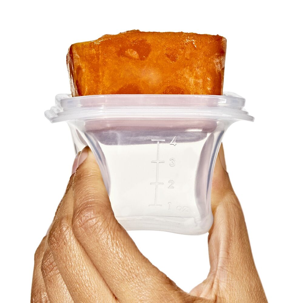 Silicone Baby Blocks Food Storage Containers (4 oz) - Opal S2