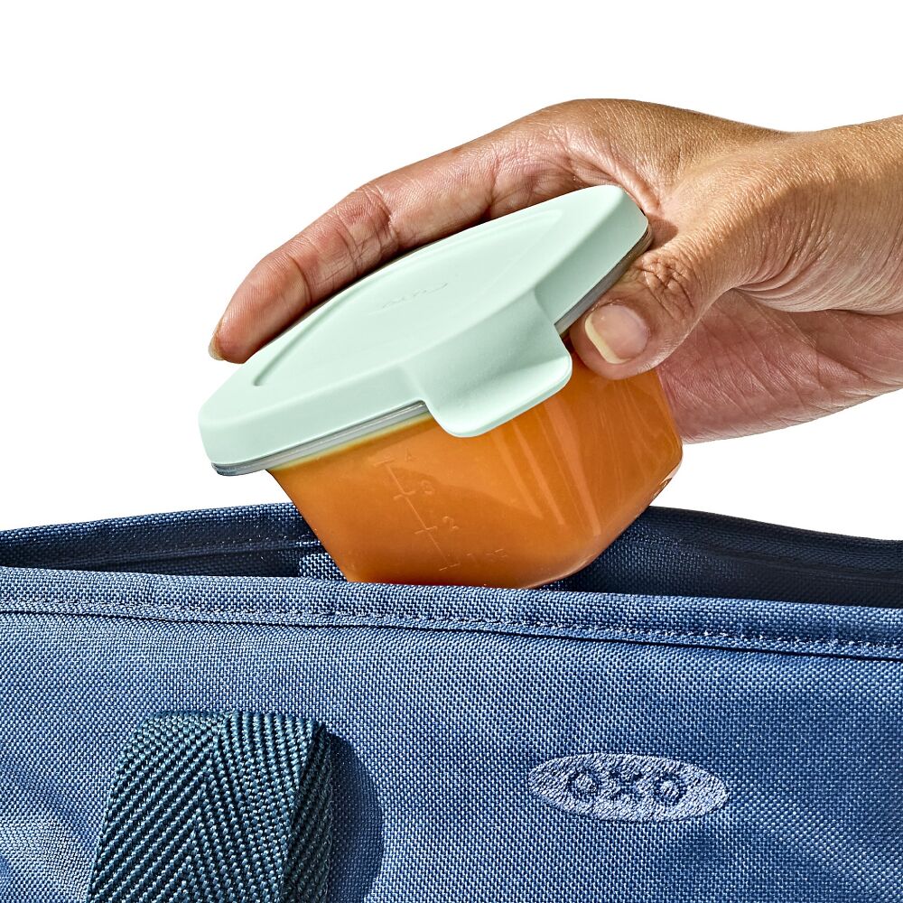 Silicone Baby Blocks Food Storage Containers (4 oz) - Opal S2