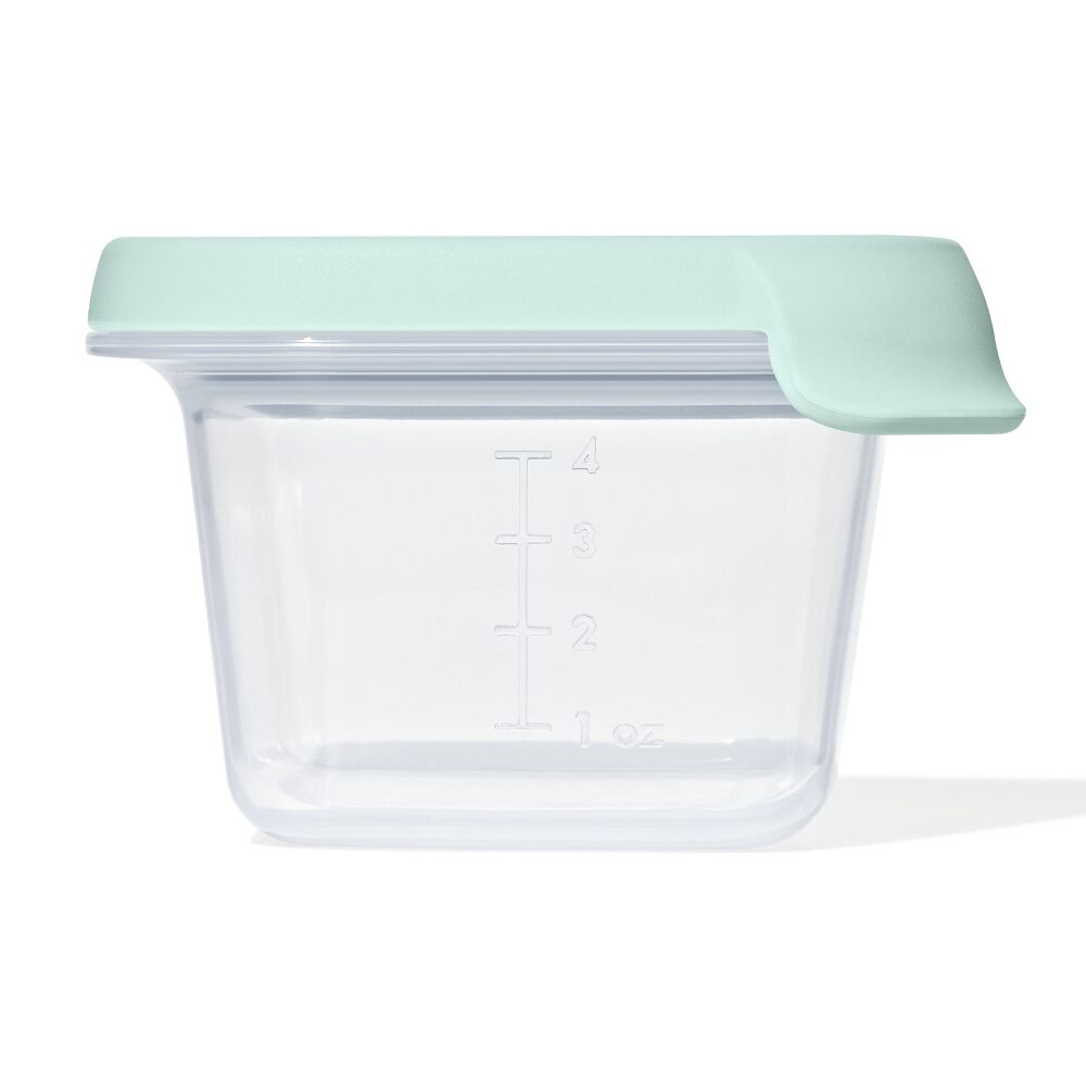 Silicone Baby Blocks Food Storage Containers (4 oz) - Opal S2